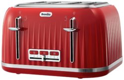 Breville - Toaster - Impressions - 4 Slice - Red